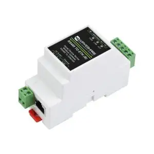 Industrial  serial  server, RS485 to RJ45 Ethernet, TCP/IP to serial, rail-mount support, with POE function(optional)