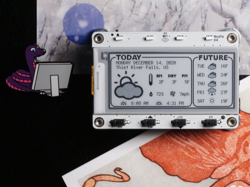 Adafruit MagTag — source hardware reference